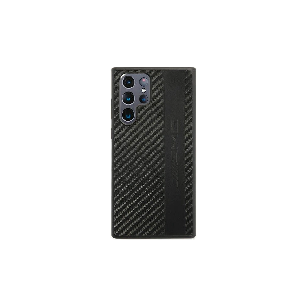 Hurtownia GSM - Etui Mercedes AMG AMHCS22LBLSCA Samsung Galaxy S22 Ultra černý/black hardcase Carbon Stripe&Embossed - MRS037BLK - {ean13} - Hurt