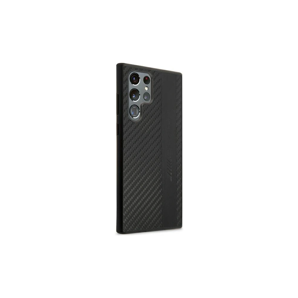 Hurtownia GSM - Etui Mercedes AMG AMHCS22LBLSCA Samsung Galaxy S22 Ultra černý/black hardcase Carbon Stripe&Embossed - MRS037BLK - {ean13} - Hurt