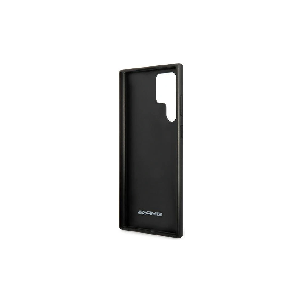 Hurtownia GSM - Etui Mercedes AMG AMHCS22LGSEBK Samsung Galaxy S22 Ultra černý/black hardcase Leather Debossed Lines - MRS038BLK - {ean13} - Hurt