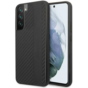 Hurtownia GSM - Etui Mercedes AMG AMHCS22MBLSCA Samsung Galaxy S22+ Plus czarny/black hardcase Carbon Stripe&Embossed - MRS039BLK - {ean13} - Hurt