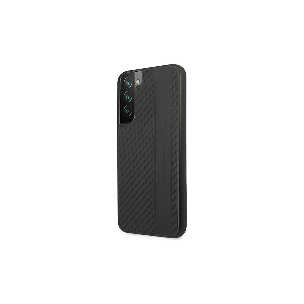 Hurtownia GSM - Etui Mercedes AMG AMHCS22MBLSCA Samsung Galaxy S22+ Plus černý/black hardcase Carbon Stripe&Embossed - MRS039BLK - {ean13} - Hurt
