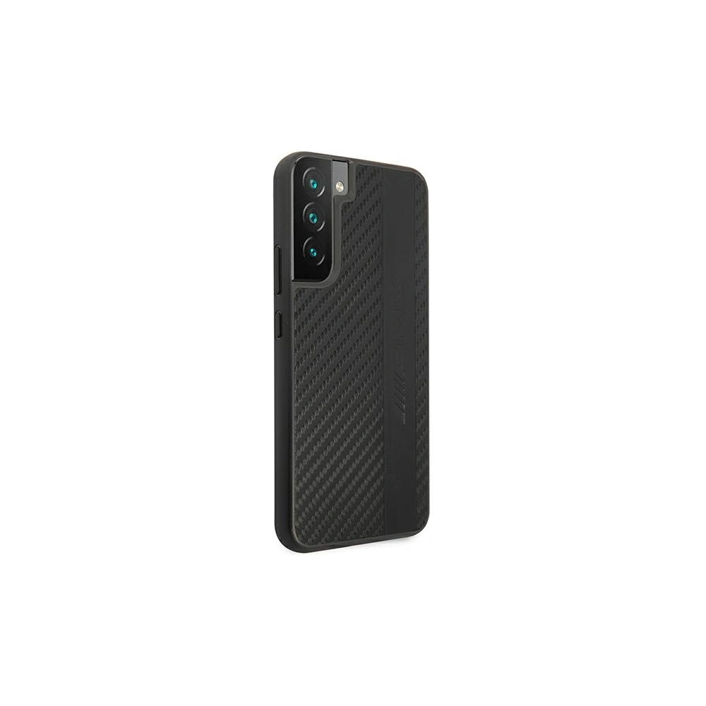 Hurtownia GSM - Etui Mercedes AMG AMHCS22MBLSCA Samsung Galaxy S22+ Plus černý/black hardcase Carbon Stripe&Embossed - MRS039BLK - {ean13} - Hurt