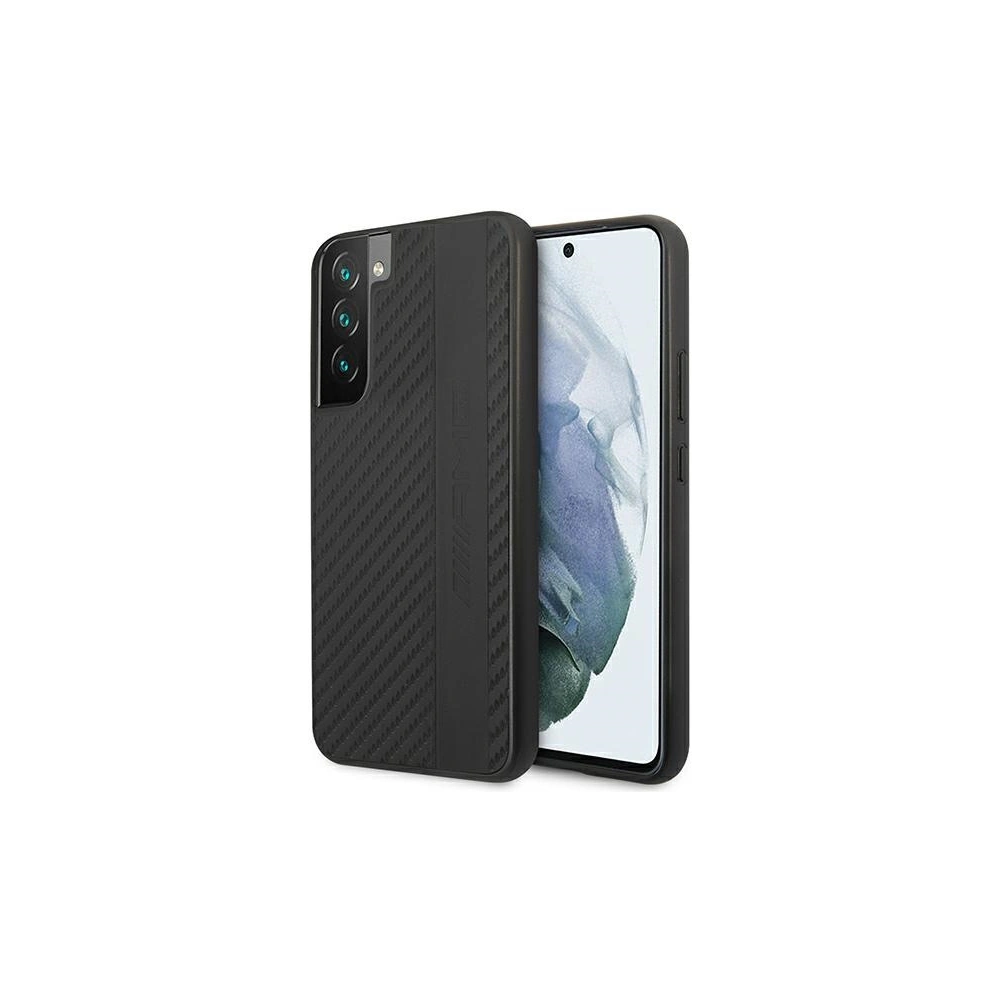 Hurtownia GSM - Etui Mercedes AMG AMHCS22SBLSCA Samsung Galaxy S22 černý/black hardcase Carbon Stripe&Embossed - MRS041BLK - {ean13} - Hurt