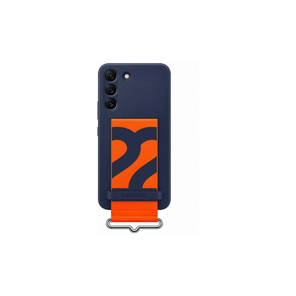 Hurtownia GSM - Etui Samsung Galaxy S22 EF-GS901TN modré/námořnické silikonové pouzdro s páskem - SMG550NAV - {ean13} - Hurt