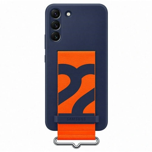 homescreen.pl - Etui Samsung Galaxy S22+ Plus EF-GS906TN granatowy/navy Silicone Cover Strap