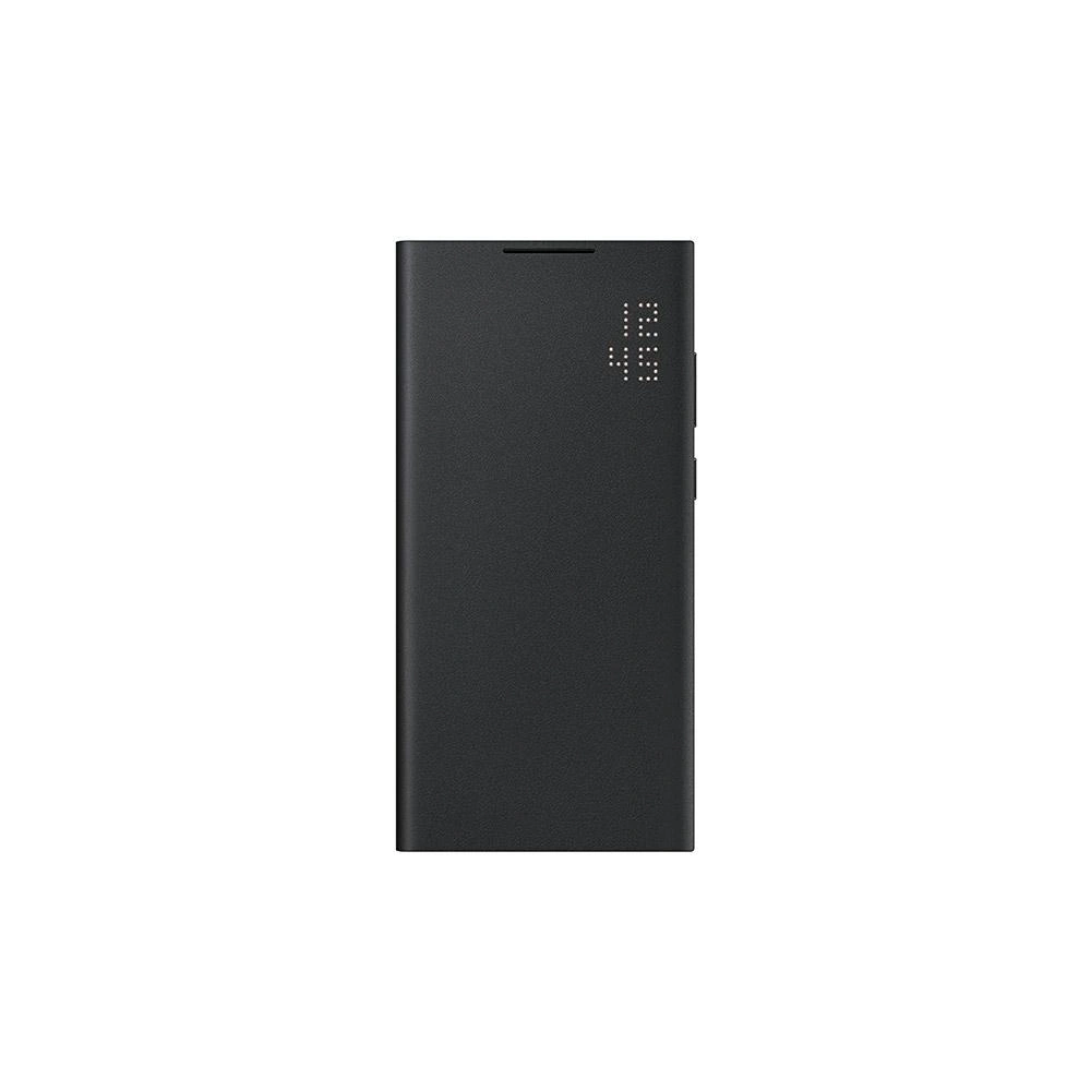 Wholesale Samsung Galaxy S22 Ultra EF-NS908PB black LED View Cover - SMG568BLK - {ean13} - Hurt