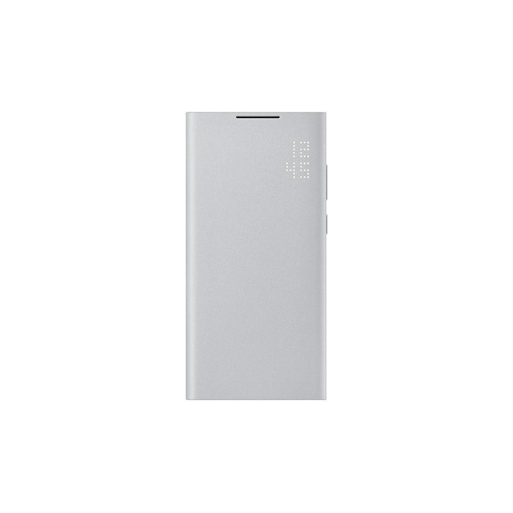 Hurtownia GSM - Etui Samsung Galaxy S22 Ultra EF-NS908PJ jasně šedé/light gray LED View Cover - SMG569GRY - {ean13} - Hurt