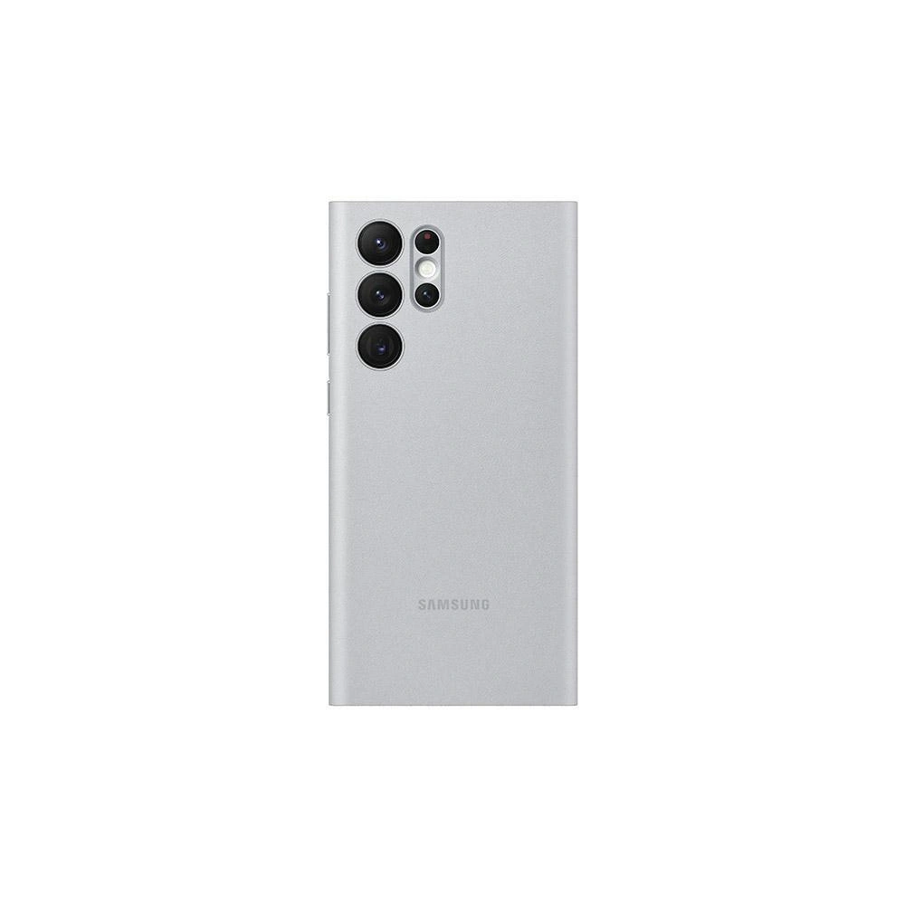 Hurtownia GSM - Etui Samsung Galaxy S22 Ultra EF-NS908PJ jasně šedé/light gray LED View Cover - SMG569GRY - {ean13} - Hurt
