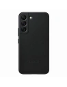 homescreen.pl - Etui Samsung Galaxy S22 EF-VS901LB czarny/black Leather Cover