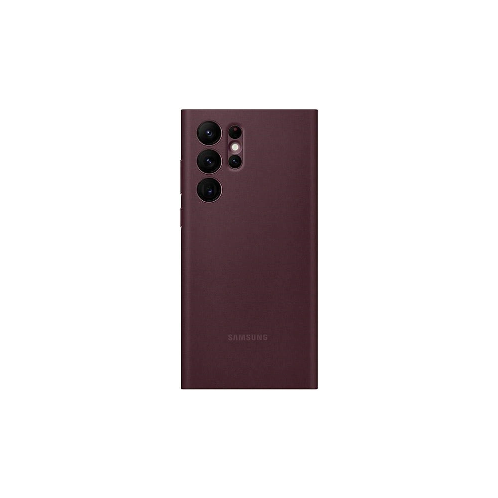 Hurtownia GSM - Etui Samsung Galaxy S22 Ultra EF-ZS908CE burgund/burgundy Clear View Cover - SMG608BRG - {ean13} - Hurt