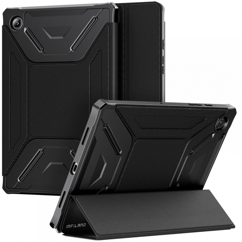 Infiland Rugged Folio Samsung Galaxy Tab A8 10.5 Black