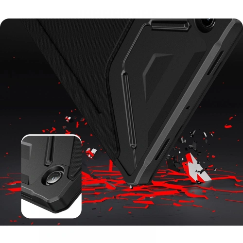 Etui Infiland Rugged Folio Samsung Galaxy Tab A8 10.5 Black