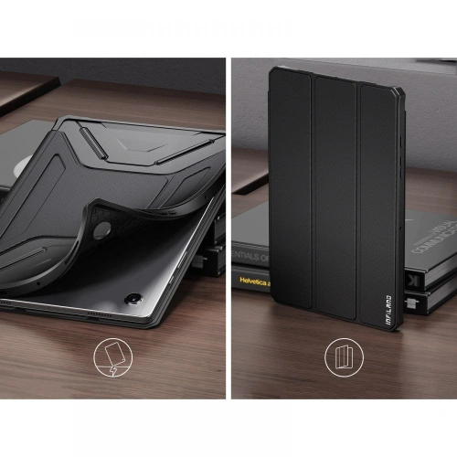 Etui Infiland Rugged Folio Samsung Galaxy Tab A8 10.5 Black