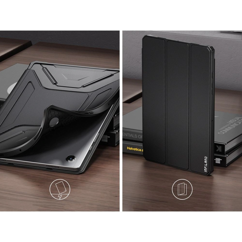 Hurtownia GSM - Etui Infiland Rugged Folio Samsung Galaxy Tab A8 10.5 černé - INF024BLK - {ean13} - Hurt