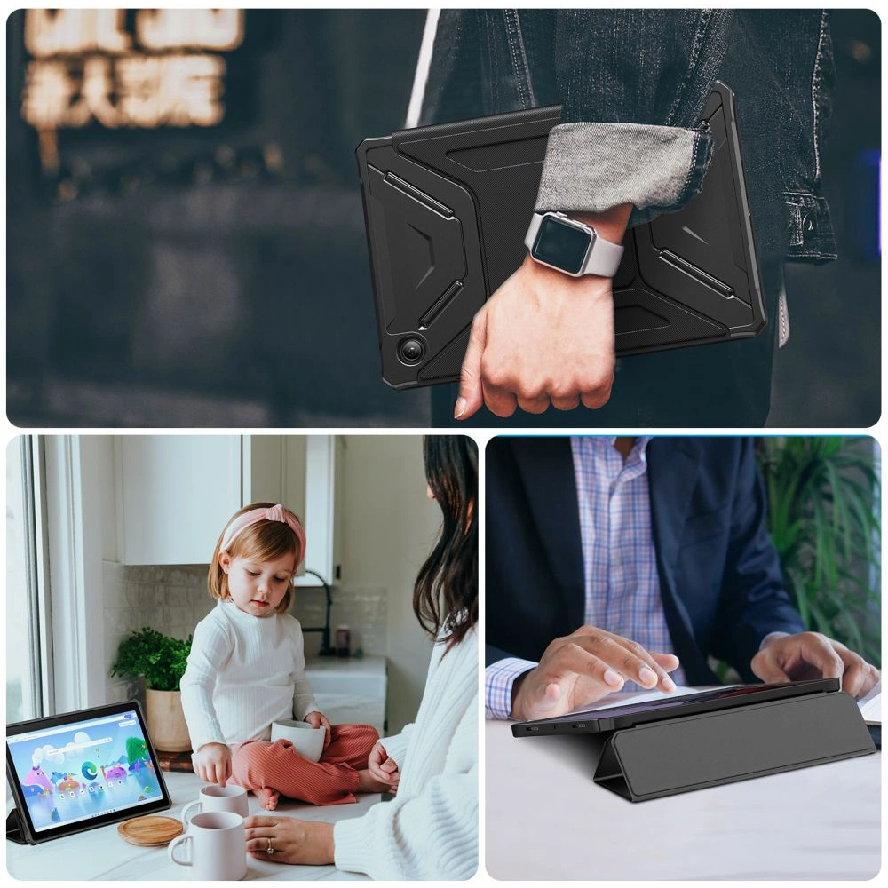 Hurtownia GSM - Etui Infiland Rugged Folio Samsung Galaxy Tab A8 10.5 černé - INF024BLK - {ean13} - Hurt