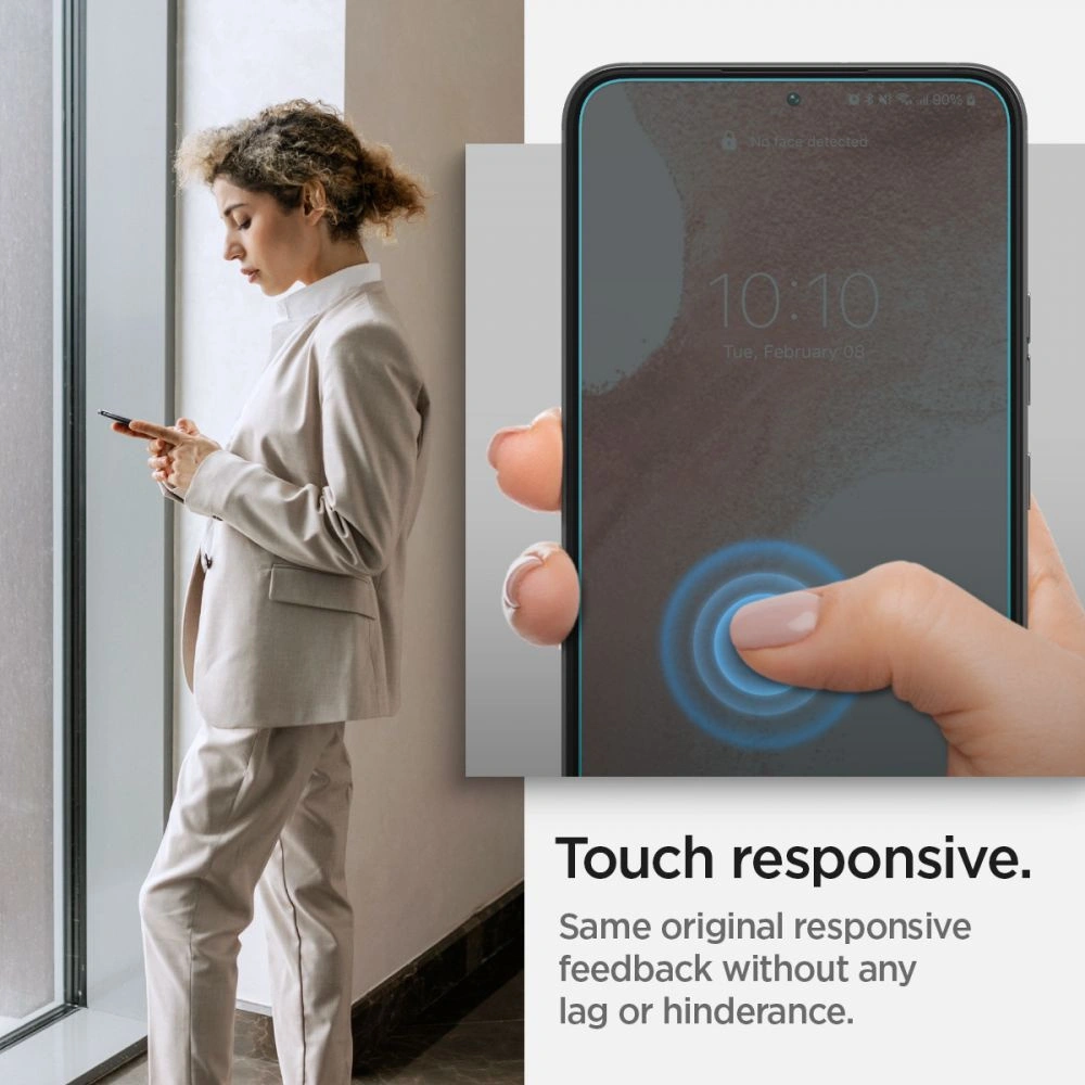Hurtownia GSM - Tvrzené sklo Spigen GLAS.tR ez Fit Samsung Galaxy S22 [2 PACK] - SPN2115 - {ean13} - Hurt