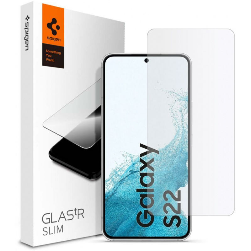Spigen Distributor - 8809811857429 - SPN2116 - Szkło hartowane Spigen GLAS.tR Slim Samsung Galaxy S22 - B2B homescreen