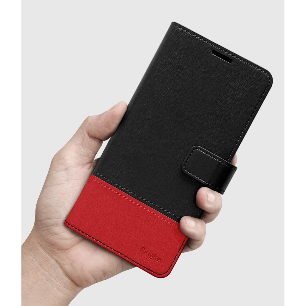 Hurtownia GSM - Etui Ringke Wallet Samsung Galaxy S10 Plus námořnická a hnědá - RGK859BLU - {ean13} - Hurt