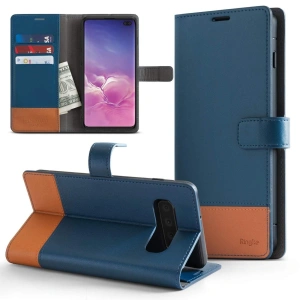 Ringke Wallet Samsung Galaxy S10 Plus Navy & Brown