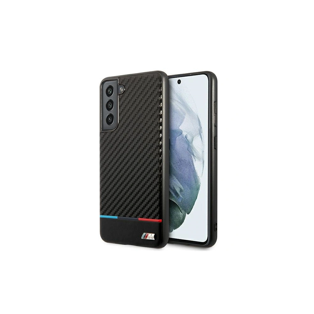 Hurtownia GSM - Etui BMW BMHCS21FEPUCARTCBK Samsung Galaxy S21 FE černá/černý Carbon - BMW281BLK - {ean13} - Hurt