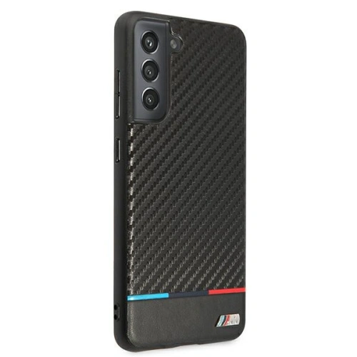 Etui BMW BMHCS21FEPUCARTCBK Samsung Galaxy S21 FE black/czarny Carbon
