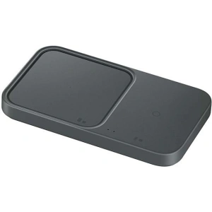 Ładowarka indukcyjna Samsung EP-P5400TB + ładowarka sieciowa ciemno szary/dark gray Duo