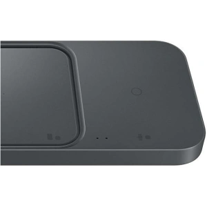 Ładowarka indukcyjna Samsung EP-P5400TB + ładowarka sieciowa ciemno szary/dark gray Duo