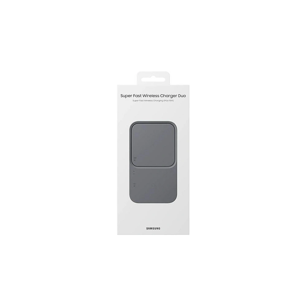 Hurtownia GSM - Indukční nabíječka Samsung EP-P5400TB + síťová nabíječka tmavě šedá/dark gray Duo - SMG616GRY - {ean13} - Hurt
