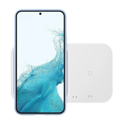 Ładowarka indukcyjna Samsung EP-P5400TW + ładowarka sieciowa biały/white Duo