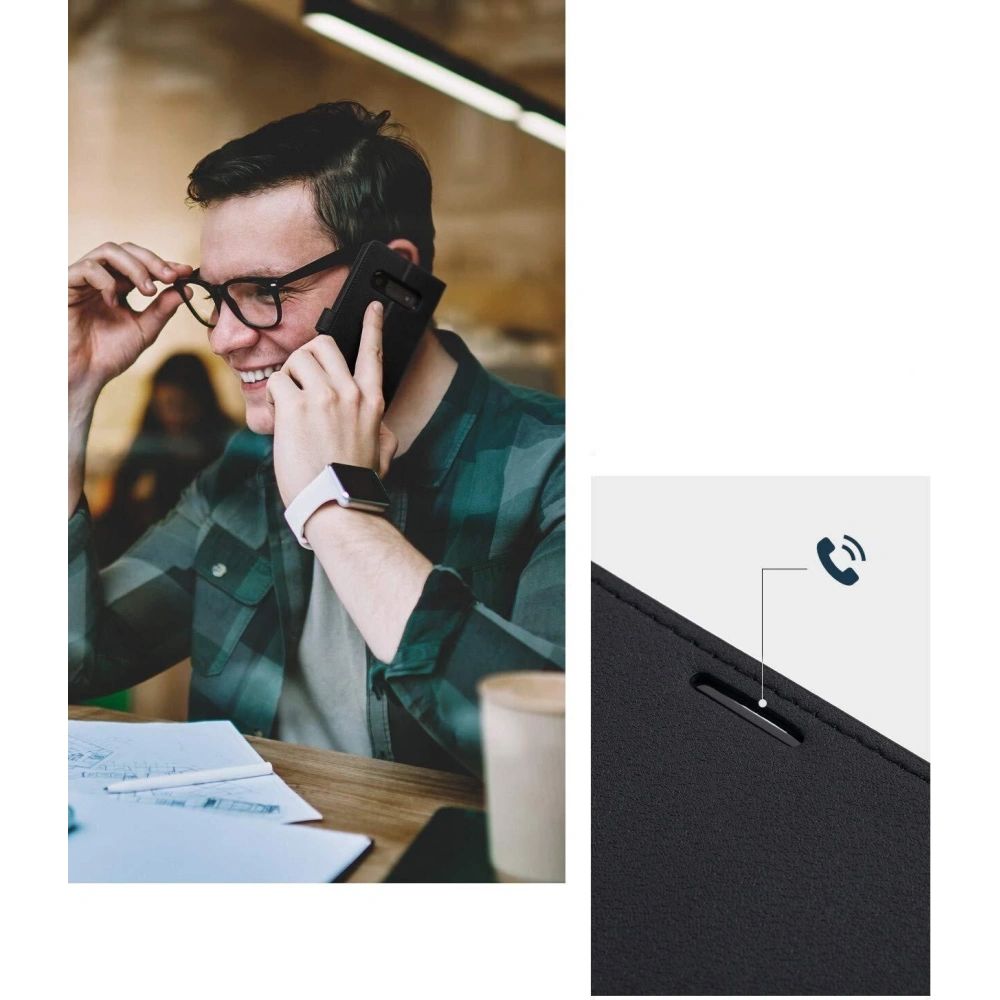 Hurtownia GSM - Etui Ringke Wallet Samsung Galaxy S10e Námořnická & Hnědá - RGK861BLU - {ean13} - Hurt