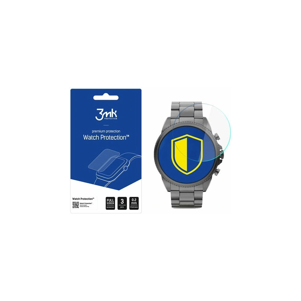 Hurtownia GSM - Szkło hybrydowe 3MK FlexibleGlass Watch Protection Fossil 6Gen 44mm - 3MK2476 - {ean13} - Hurt