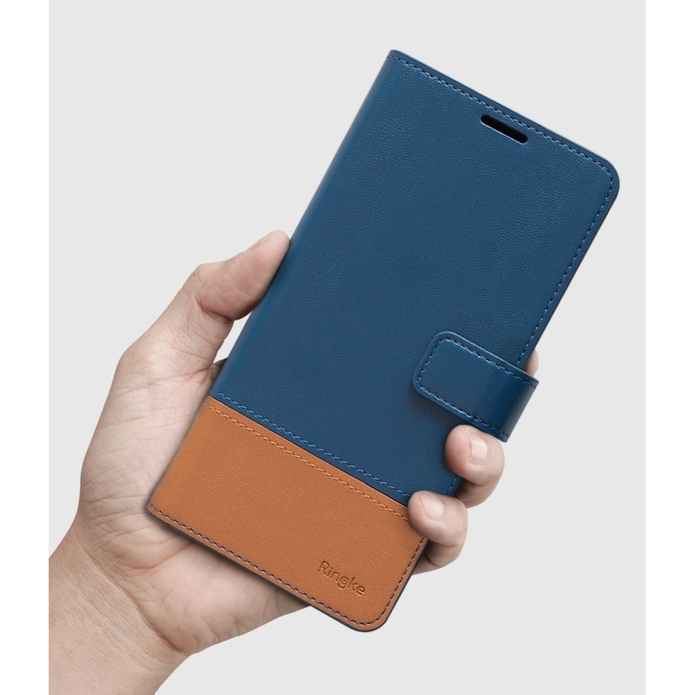 Hurtownia GSM - Etui Ringke Wallet Samsung Galaxy S10e Námořnická & Hnědá - RGK861BLU - {ean13} - Hurt