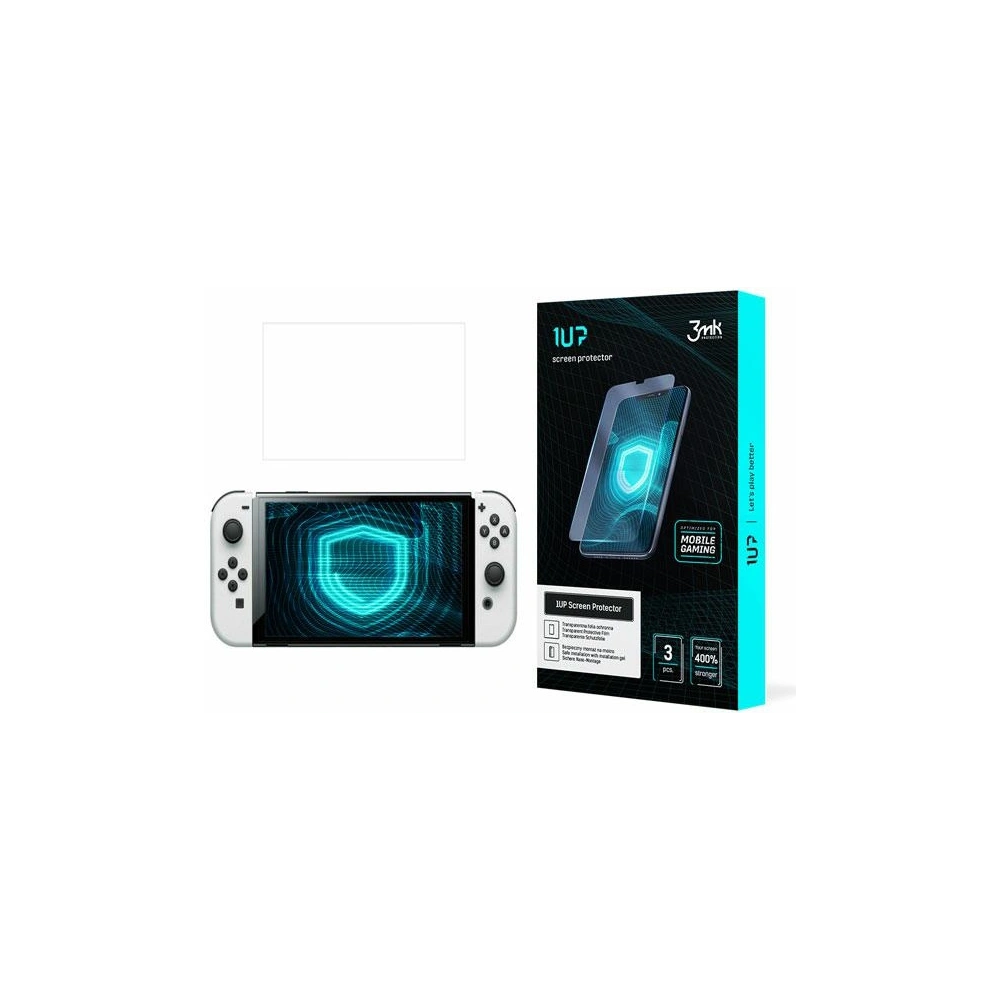 Hurtownia GSM - Ochranná fólie pro hráče 3MK 1UP Nintendo Switch Oled [3 PACK] - 3MK2502 - {ean13} - Hurt