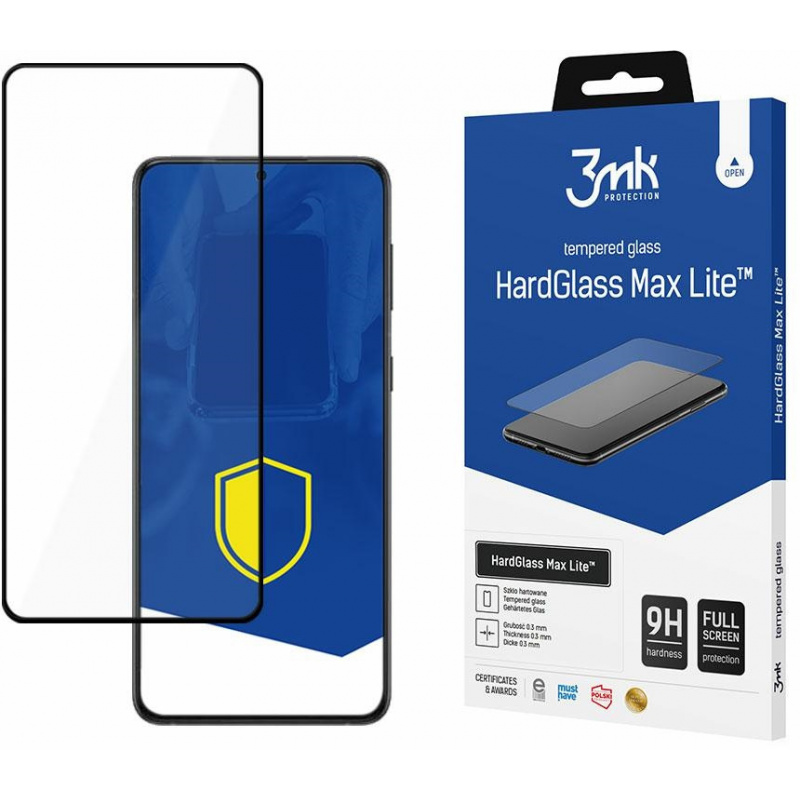 Hurtownia 3MK - 5903108448024 - 3MK2508 - Szkło hartowane 3MK HardGlass Max Lite Samsung Galaxy S22 czarne - B2B homescreen