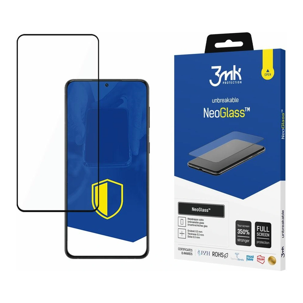 Hurtownia GSM - Szkło ochronne 3MK NeoGlass Samsung Galaxy S22+ Plus czarne - 3MK2519 - {ean13} - Hurt