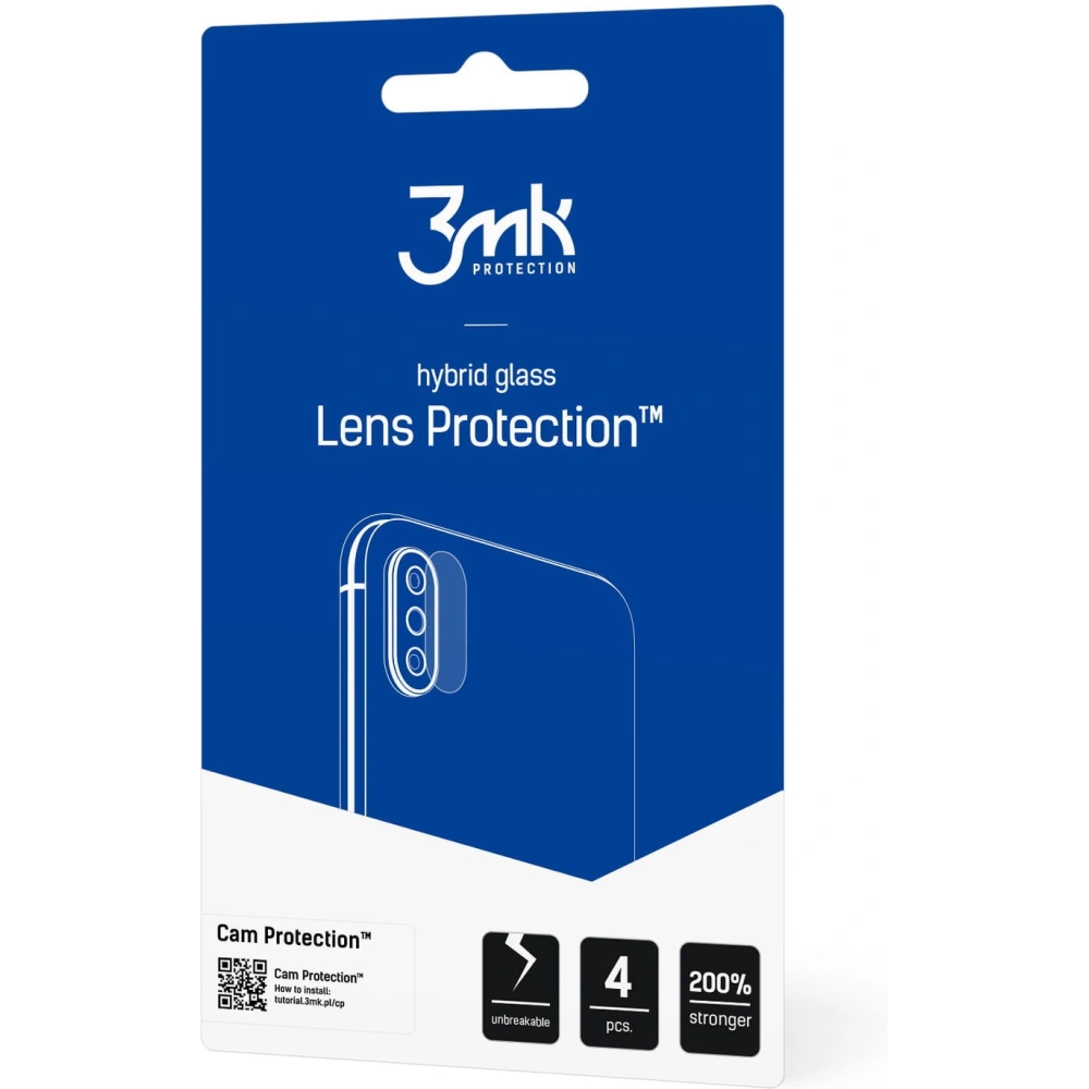 Hurtownia GSM - Szkło hybrydowe na obiektyw aparatu 3MK Lens Protection Cubot C20 [4 PACK] - 3MK2510 - {ean13} - Hurt