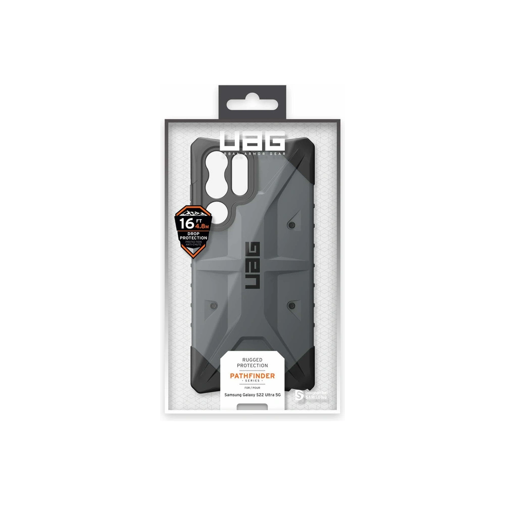 Hurtownia GSM - Etui UAG Urban Armor Gear Pathfinder Samsung Galaxy S22 Ultra (srebrna) - UAG928SLV - {ean13} - Hurt