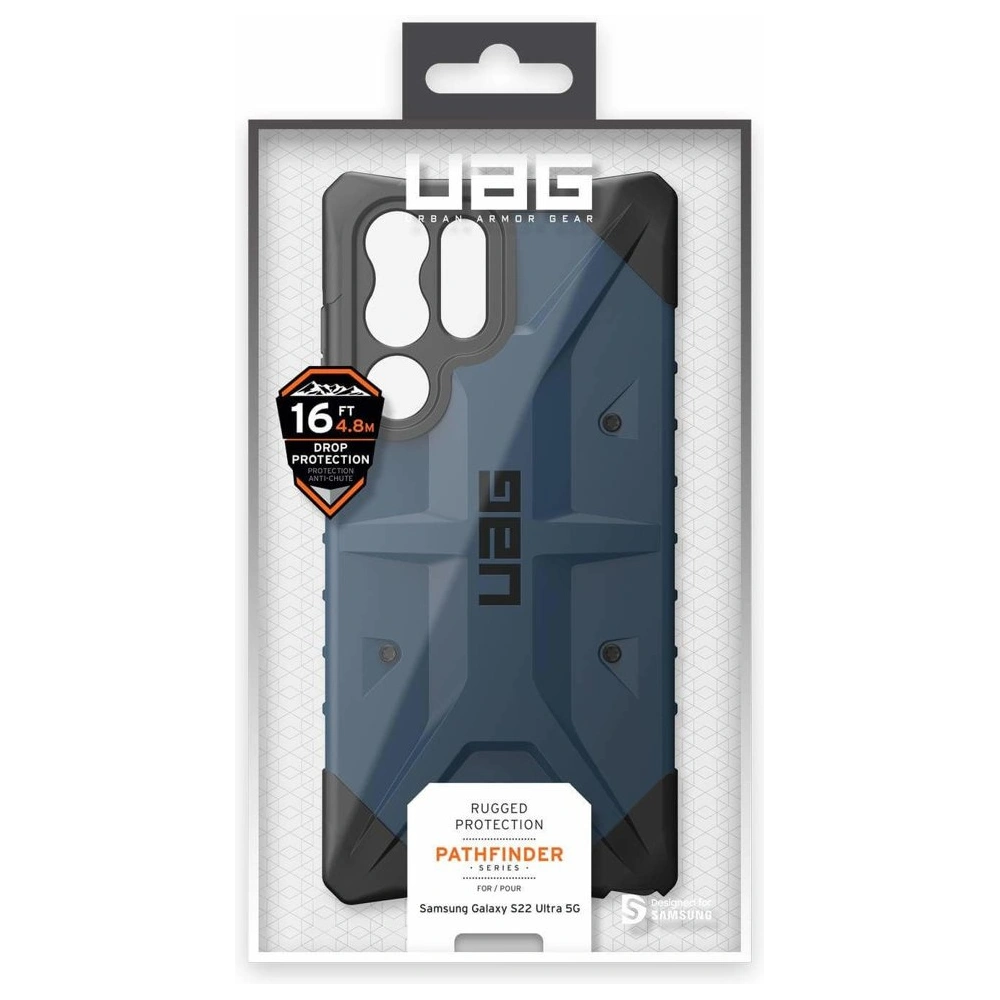 Hurtownia GSM - Etui UAG Urban Armor Gear Pathfinder Samsung Galaxy S22 Ultra (niebieska) - UAG927BLU - {ean13} - Hurt