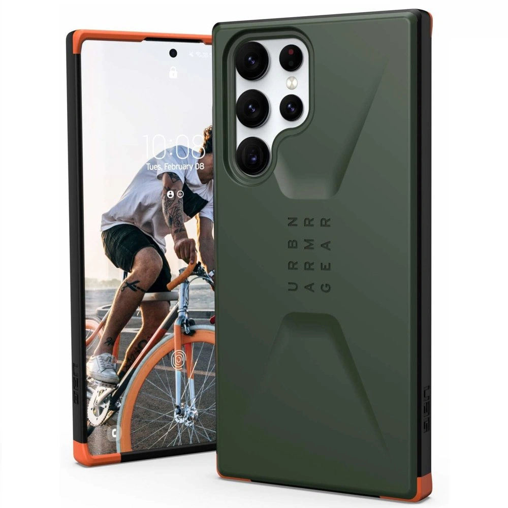Hurtownia GSM - Etui UAG Urban Armor Gear Civilian Samsung Galaxy S22 Ultra (zelená) - UAG917GRN - {ean13} - Hurt
