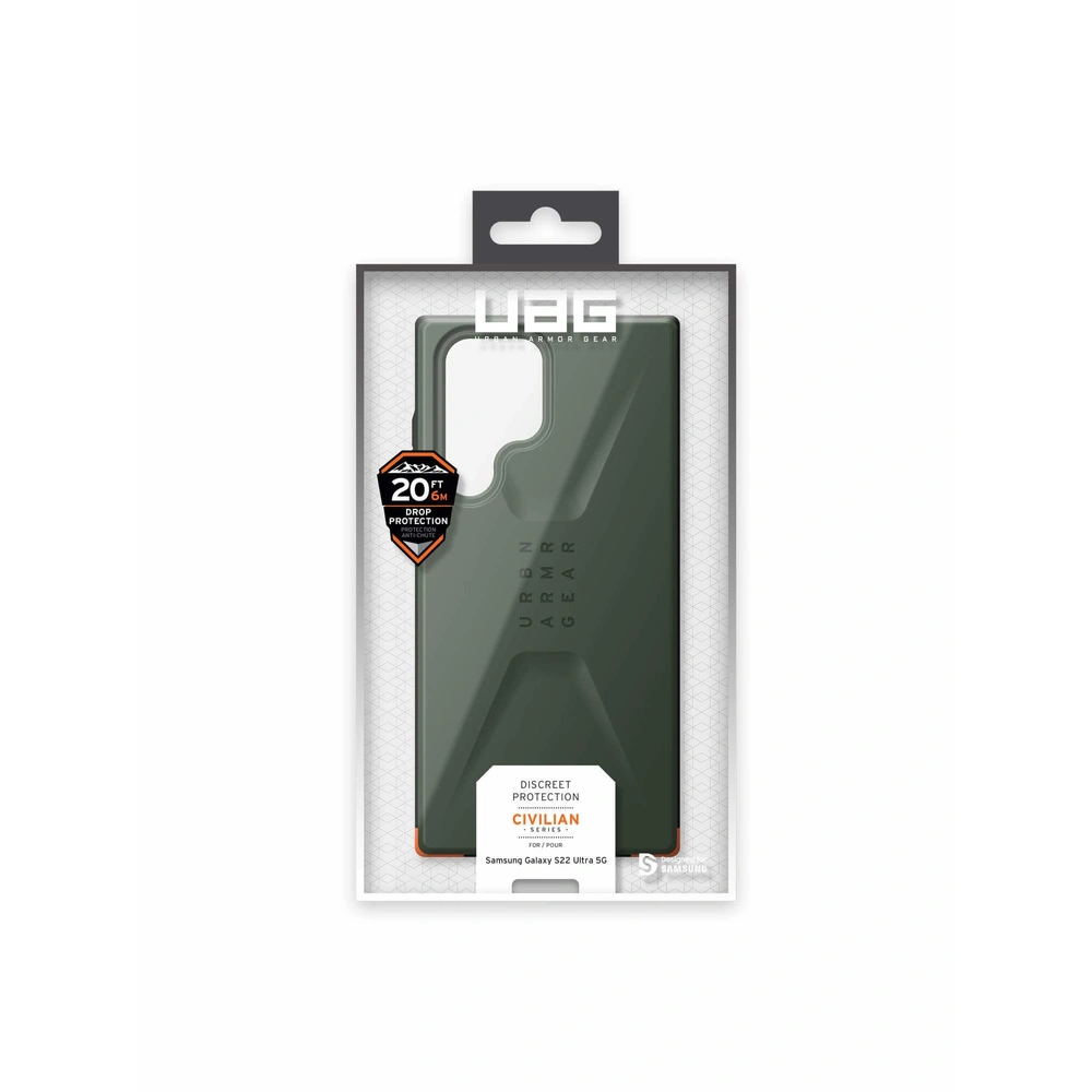 Hurtownia GSM - Etui UAG Urban Armor Gear Civilian Samsung Galaxy S22 Ultra (zelená) - UAG917GRN - {ean13} - Hurt