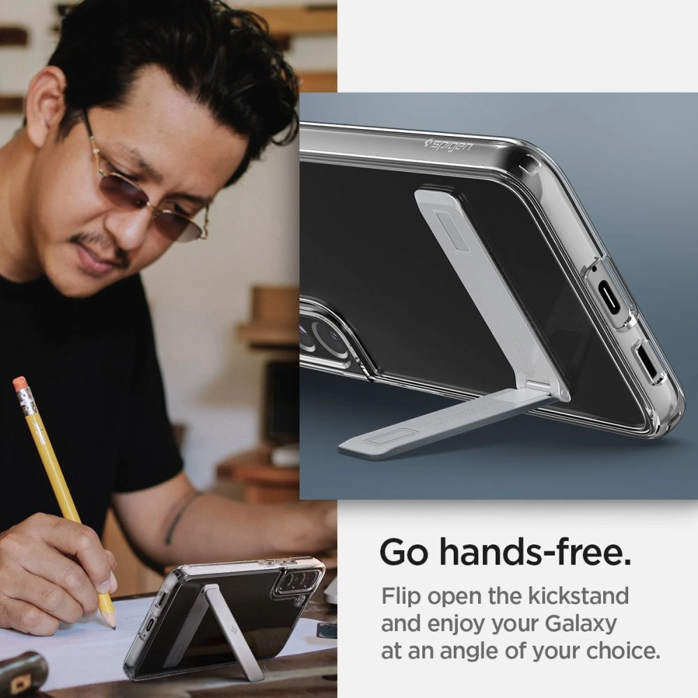 Hurtownia GSM - Etui Spigen Ultra Hybrid S Samsung Galaxy S22+ Plus Crystal Clear - SPN2118CL - {ean13} - Hurt