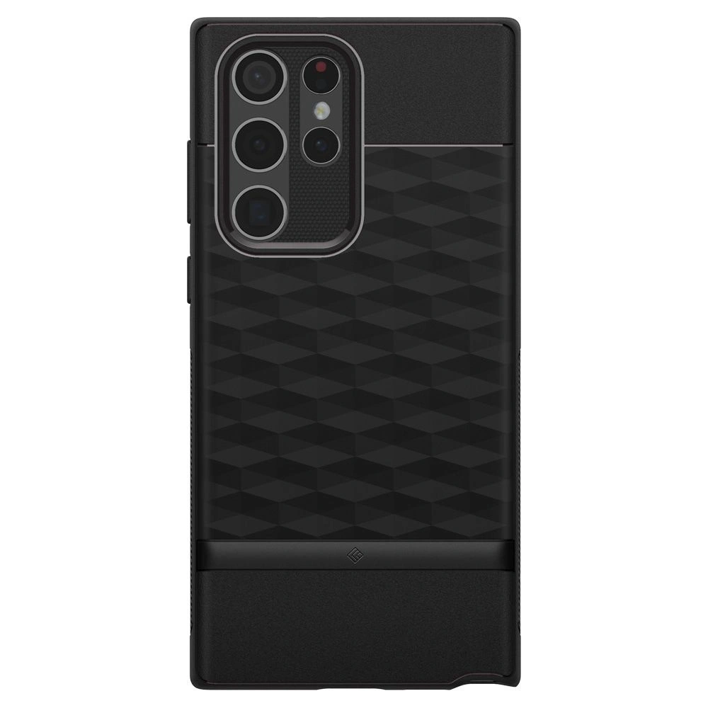 Hurtownia GSM - Etui Caseology Parallax Samsung Galaxy S22 Ultra Matná černá - CSL042BLK - {ean13} - Hurt