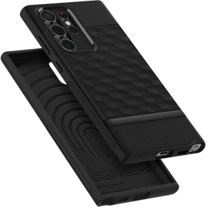 Hurtownia GSM - Case Caseology Parallax Samsung Galaxy S22 Ultra Matt Schwarz - CSL042BLK - {ean13} - Hurt