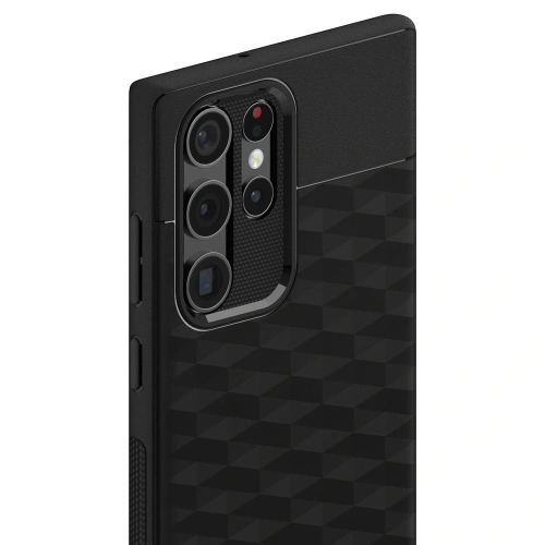 homescreen.pl - Etui Caseology Parallax Samsung Galaxy S22 Ultra Matte Black