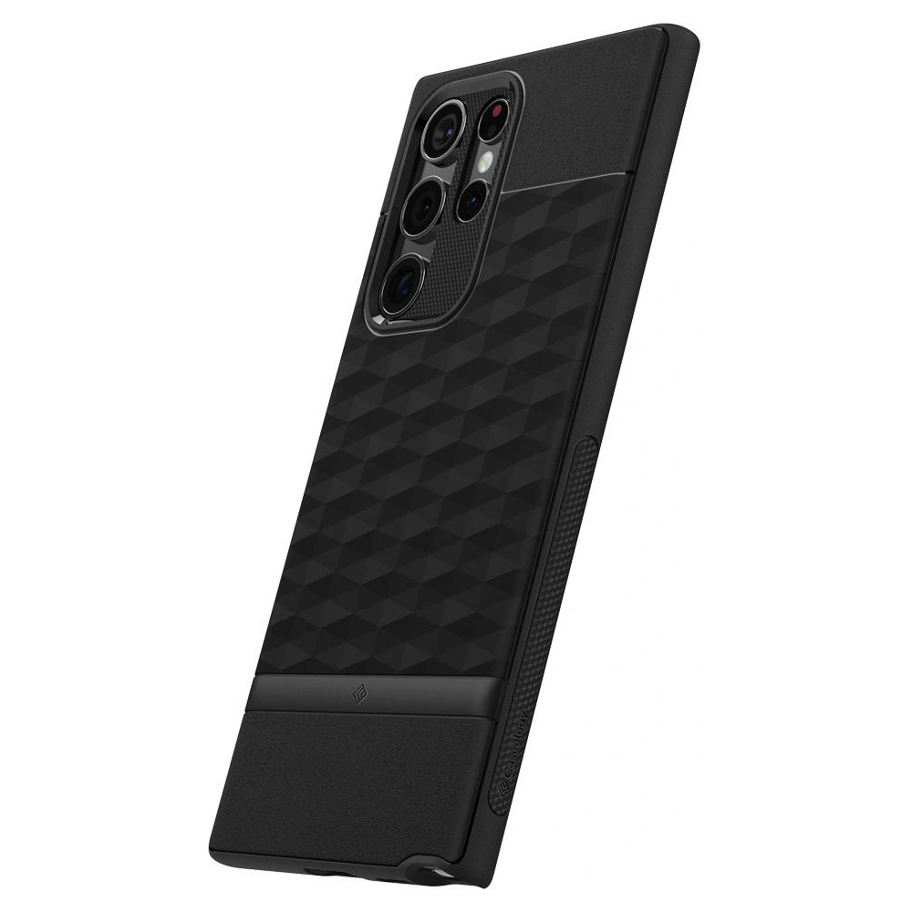 Hurtownia GSM - Etui Caseology Parallax Samsung Galaxy S22 Ultra Matná černá - CSL042BLK - {ean13} - Hurt