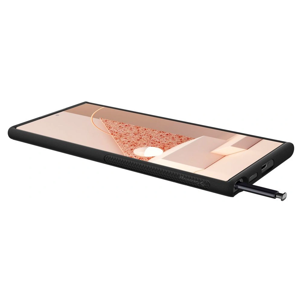 Hurtownia GSM - Etui Caseology Parallax Samsung Galaxy S22 Ultra Matná černá - CSL042BLK - {ean13} - Hurt