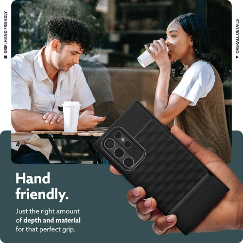 homescreen.pl - Etui Caseology Parallax Samsung Galaxy S22 Ultra Matte Black