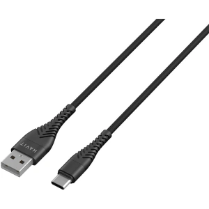 Wholesale USB Cable C Type 100cm 3.5mm Havit CB707 (black) - HVT128 - {ean13} - Hurt