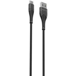 Wholesale USB Cable C Type 100cm 3.5mm Havit CB707 (black) - HVT128 - {ean13} - Hurt