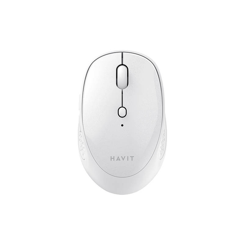 Havit Distributor - 6939119030735 - HVT136WHT - Havit MS76GT universal wireless mouse 800-1600 DPI (white) - B2B homescreen